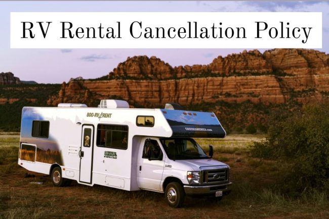 en frente de dosis guía RV Rental Cancellation Policy | Most Flexible Policies- RV Rental Guru